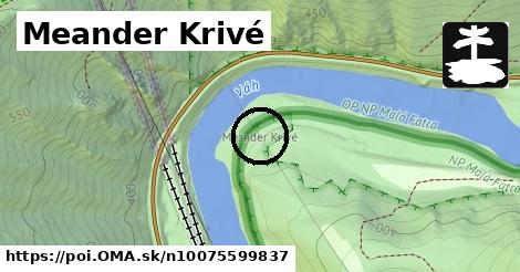 Meander Krivé