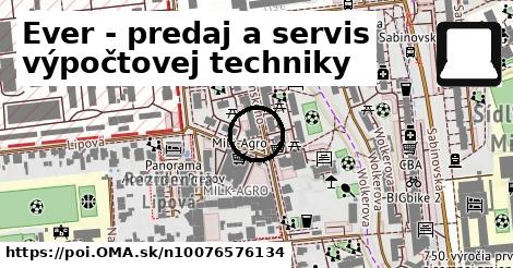 Ever - predaj a servis výpočtovej techniky