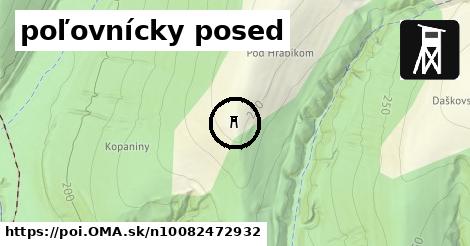 poľovnícky posed