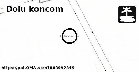 Dolu koncom