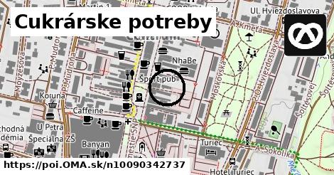 Cukrárske potreby