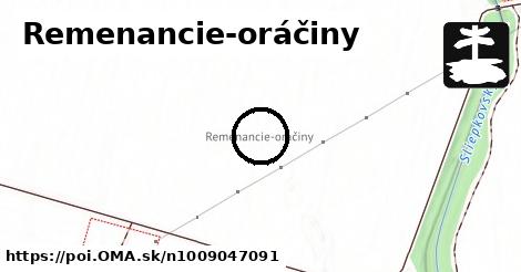 Remenancie-oráčiny