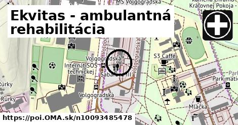 Ekvitas - ambulantná rehabilitácia