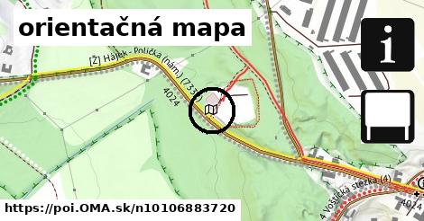 orientačná mapa