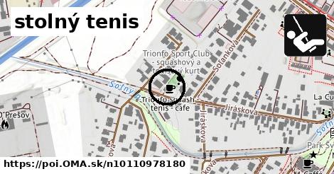 stolný tenis