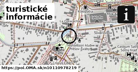 turistické informácie