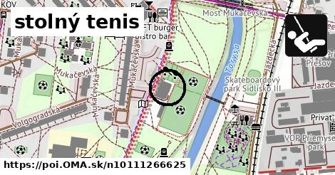 stolný tenis