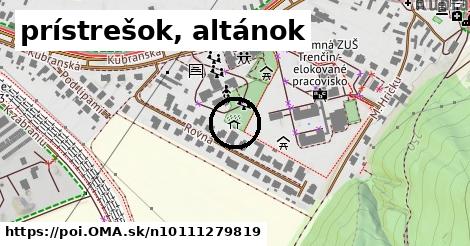 prístrešok, altánok