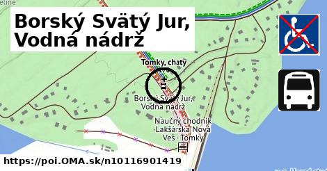 Borský Svätý Jur, Vodná nádrž