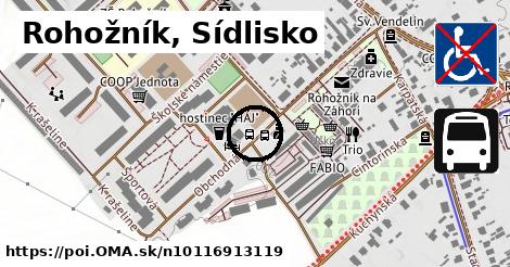 Rohožník, Sídlisko