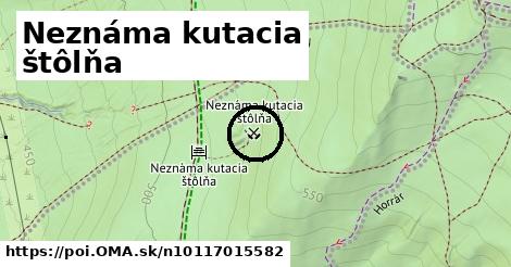 Neznáma kutacia štôlňa