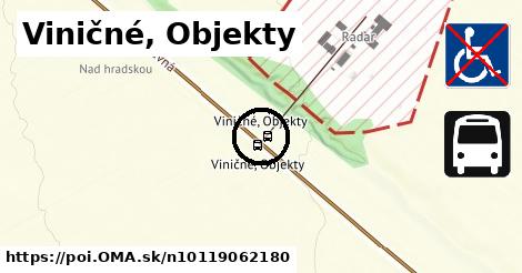 Viničné, Objekty