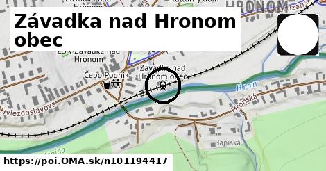 Závadka nad Hronom obec