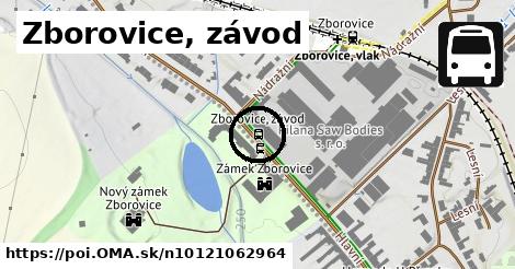 Zborovice, závod