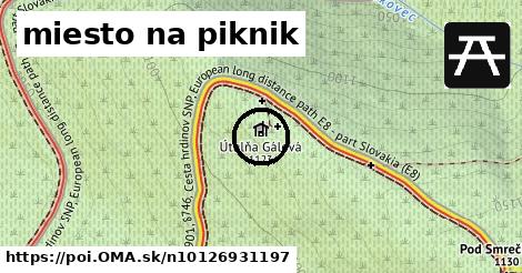 miesto na piknik