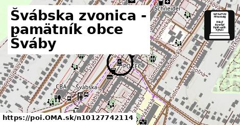 Švábska zvonica - pamätník obce Šváby