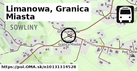 Limanowa, Granica Miasta