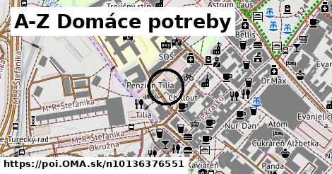 A-Z Domáce potreby