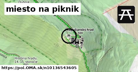 miesto na piknik