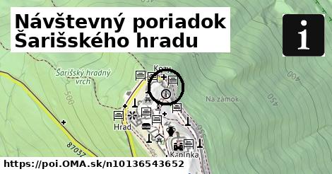 Návštevný poriadok Šarišského hradu