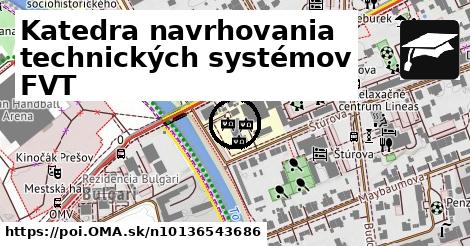 Katedra navrhovania technických systémov FVT