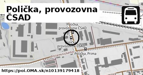 Polička, provozovna ČSAD