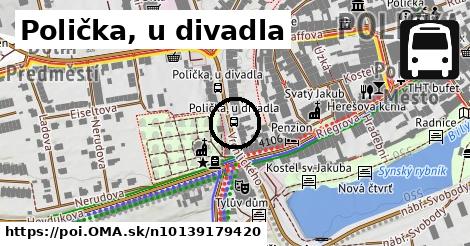 Polička, u divadla