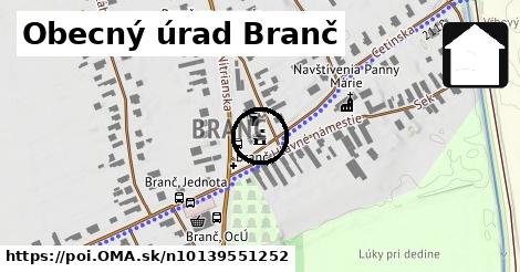 Obecný úrad Branč