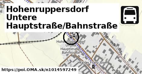 Hohenruppersdorf Untere Hauptstraße/Bahnstraße