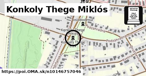 Konkoly Thege Miklós