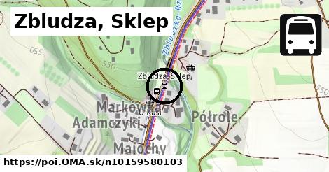 Zbludza, Sklep