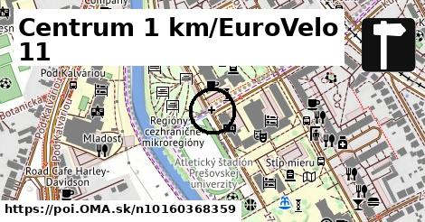 Centrum 1 km/EuroVelo 11