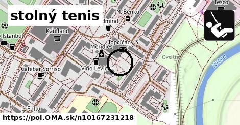 stolný tenis