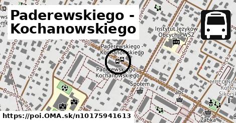 Paderewskiego - Kochanowskiego