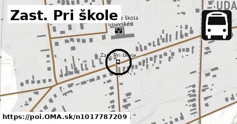 Zast. Pri škole