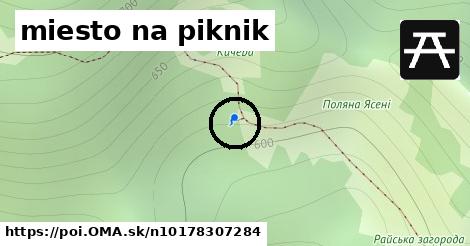 miesto na piknik