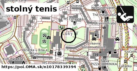 stolný tenis