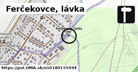 Ferčekovce, lávka