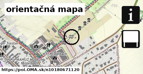 orientačná mapa