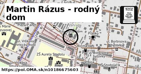 Martin Rázus - rodný dom