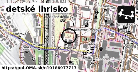 detské ihrisko