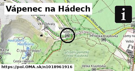 Vápenec na Hádech