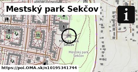 Mestský park Sekčov