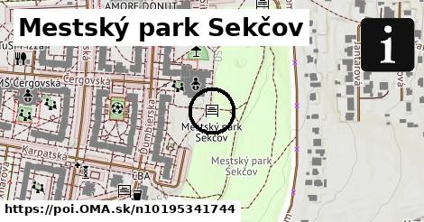 Mestský park Sekčov