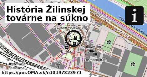 História Žilinskej továrne na súkno