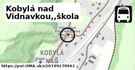 Kobylá nad Vidnavkou,,škola