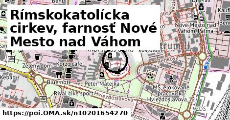 Rímskokatolícka cirkev, farnosť Nové Mesto nad Váhom