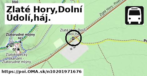 Zlaté Hory,Dolní Údolí,háj.