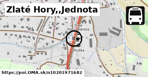 Zlaté Hory,,Jednota