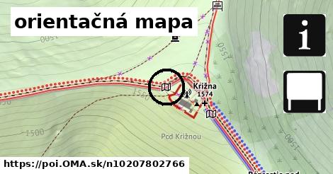 orientačná mapa